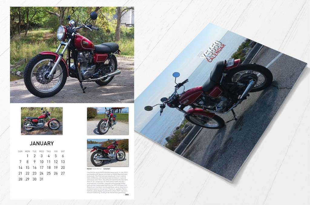 2024 XS650 Calendar