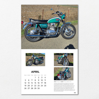 2026 XS650 Calendar