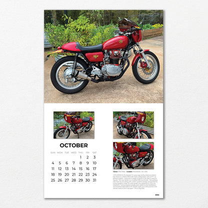 2026 XS650 Calendar